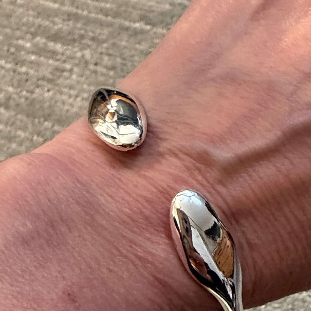 J Jill Silver Adjustable Cuff Bracelet - Picture 1 of 5